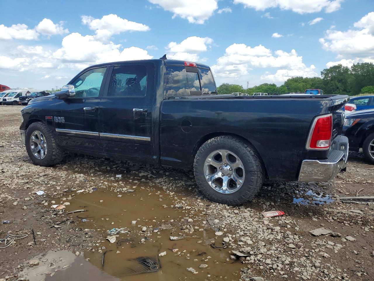 2015 Ram 1500 Laramie Black vin: 1C6RR7VM4FS727762