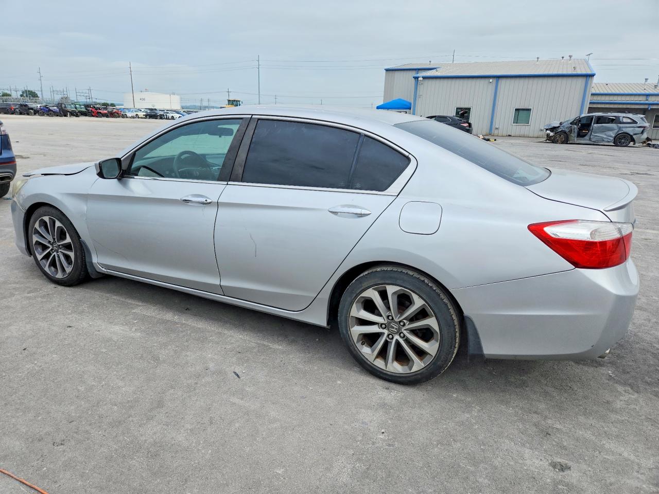 2015 Honda Accord Sport Gray vin: 1HGCR2F51FA129158