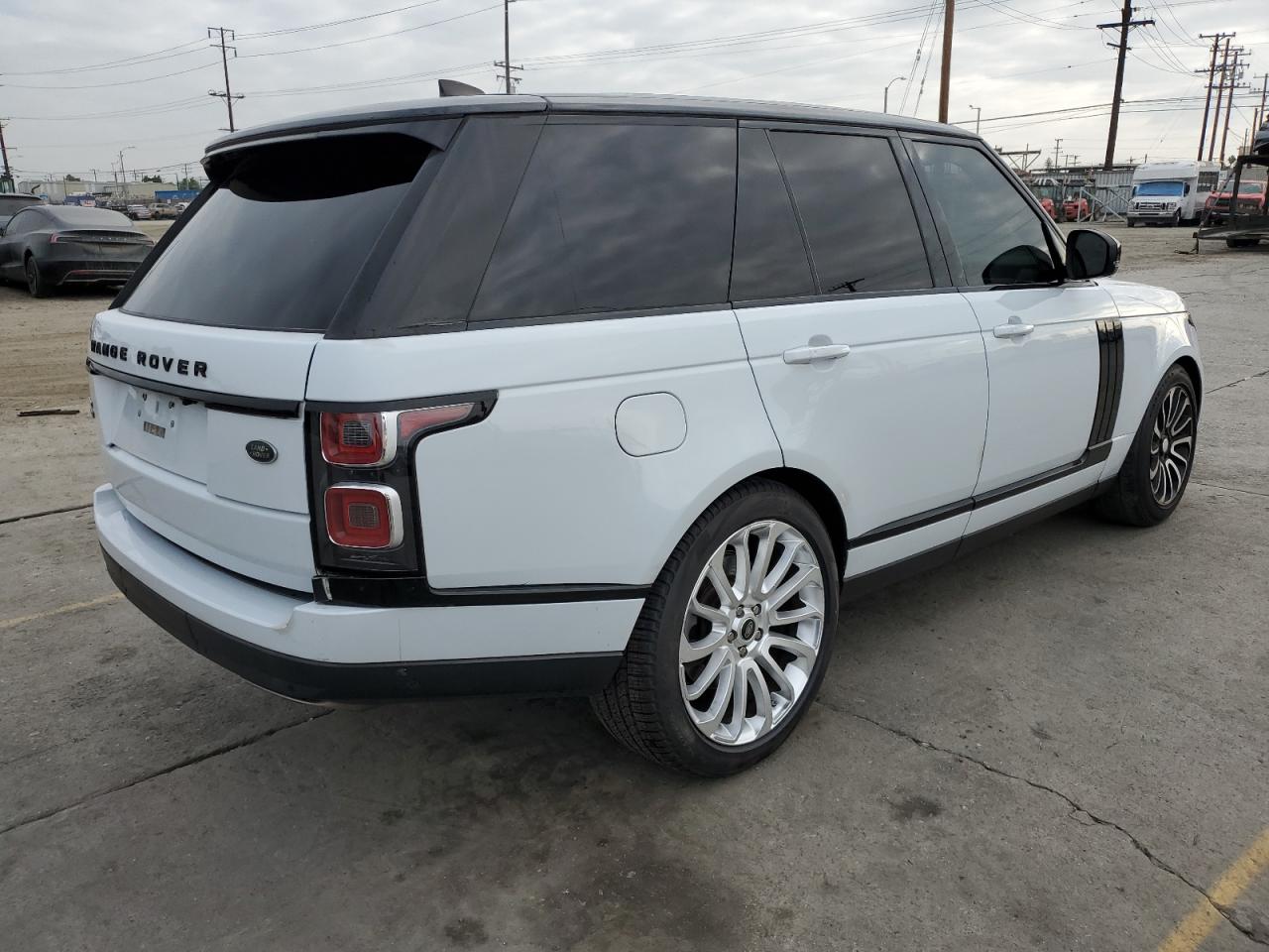 2018 Land Rover Range Rover Hse Белый vin: SALGS2SV1JA387577