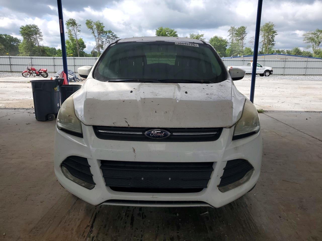 2014 Ford Escape Se White vin: 1FMCU9GXXEUE01205