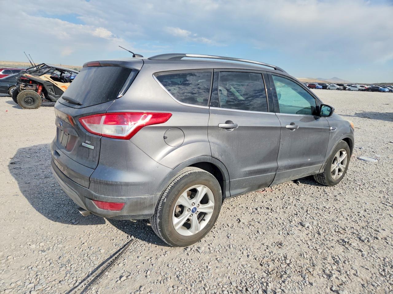 2014 Ford Escape Se Gray vin: 1FMCU0GX6EUB49383