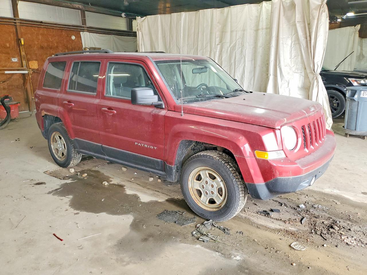 2015 Jeep Patriot Sport Maroon vin: 1C4NJRBB8FD130938