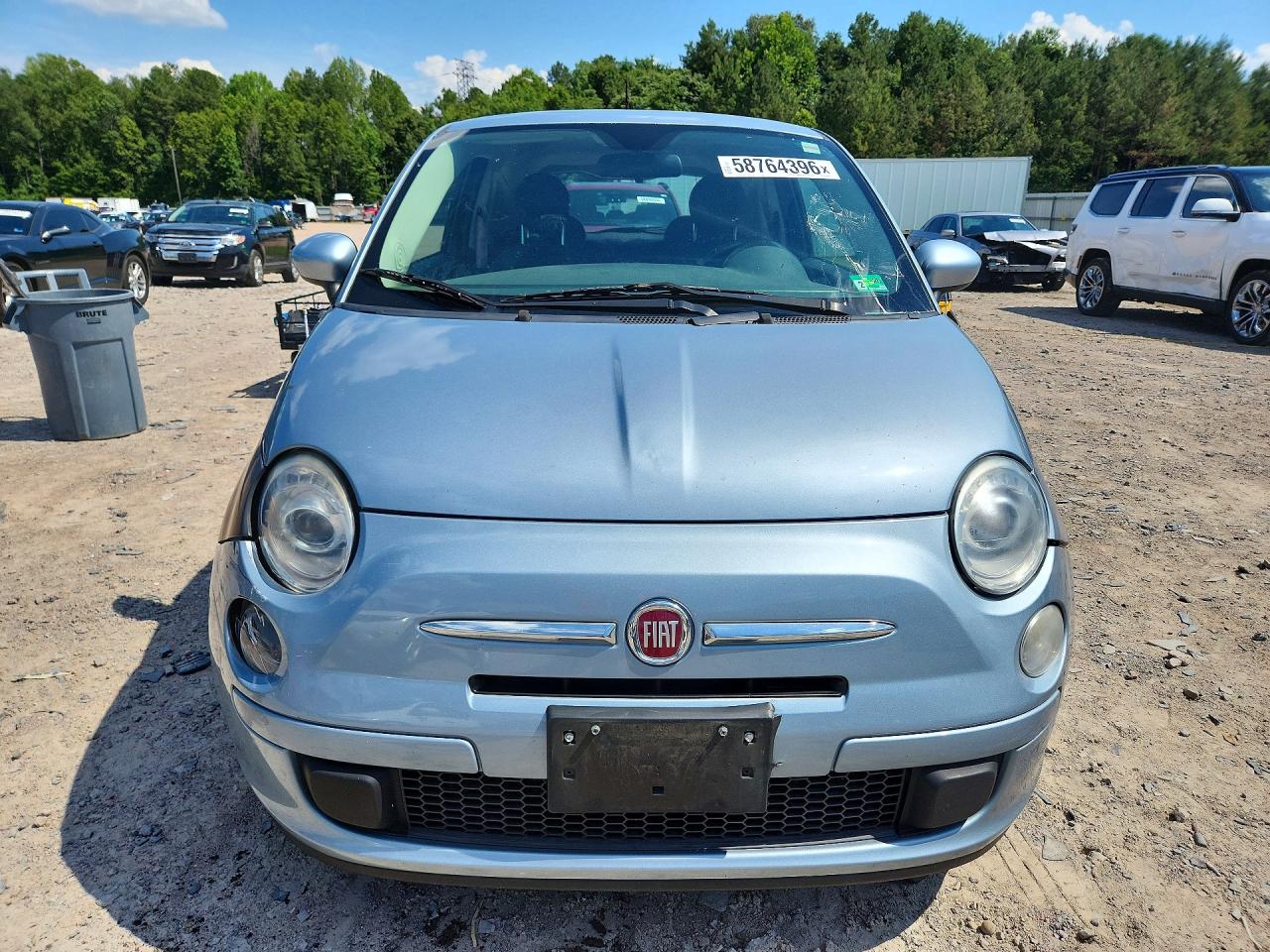 2015 Fiat 500 Pop Blue vin: 3C3CFFAR3FT667348