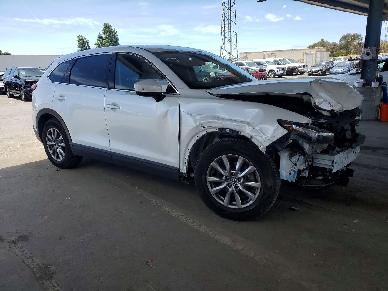 2016 Mazda Cx-9 Touring White vin: JM3TCACY1G0123819