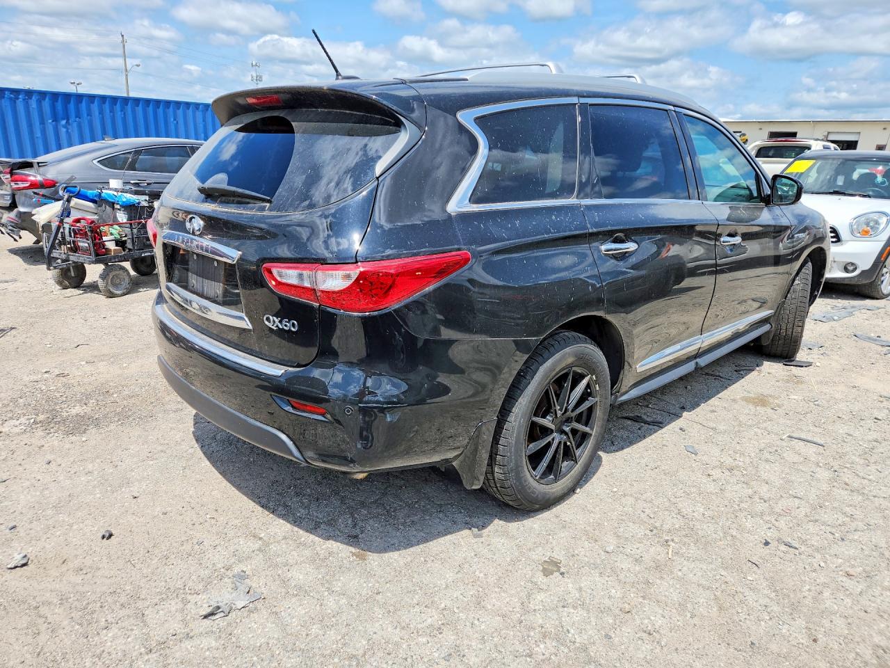 2014 Infi Qx60 Hybrid Black vin: 5N1CL0MM0EC513381
