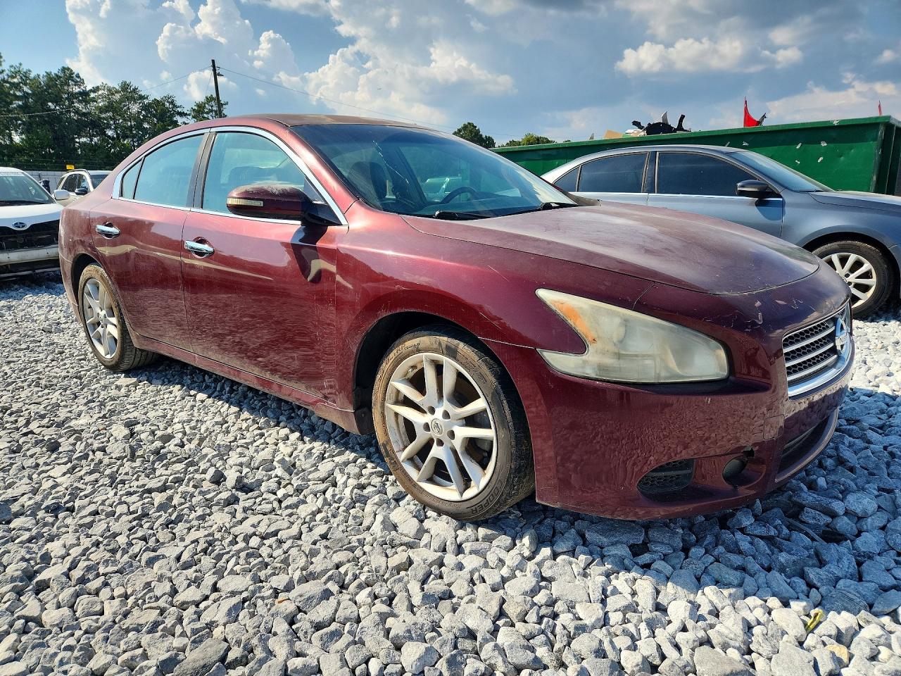 2010 Nissan Maxima 3.5 S Burgundy vin: 1N4AA5AP0AC819610
