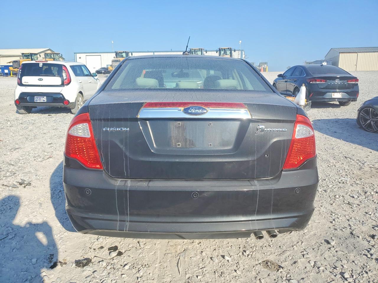 2010 Ford Fusion Hybrid Black vin: 3FADP0L32AR176705