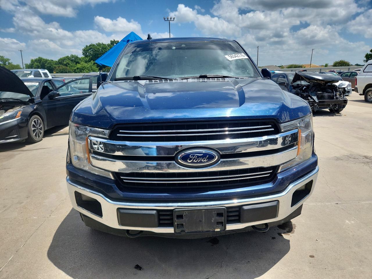 2019 Ford F150 Supercrew Blue vin: 1FTEW1E59KKD03493