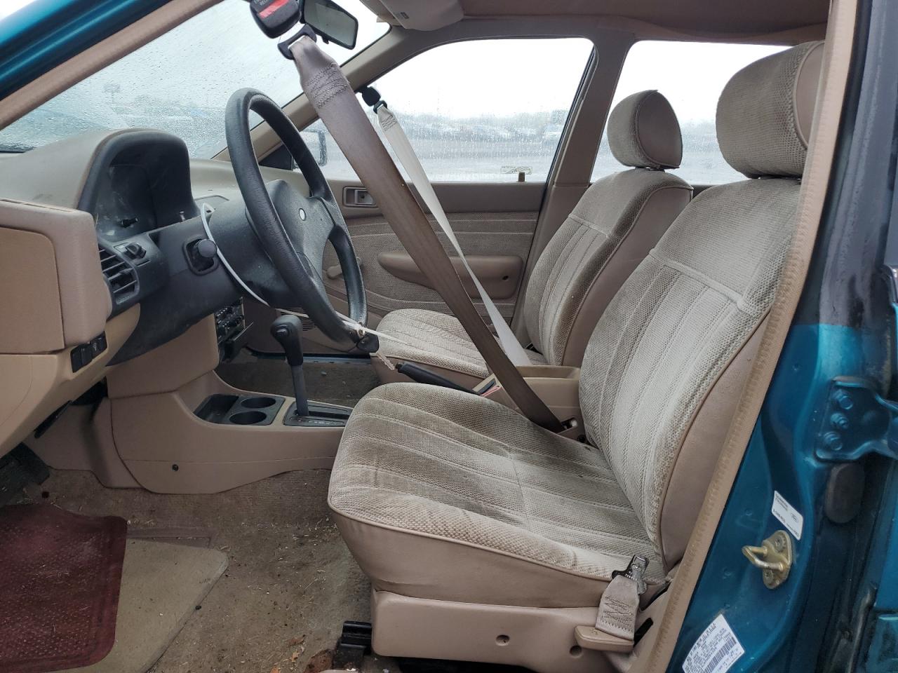 1993 Ford Escort Lx Green vin: 1FAPP14JXPW284026