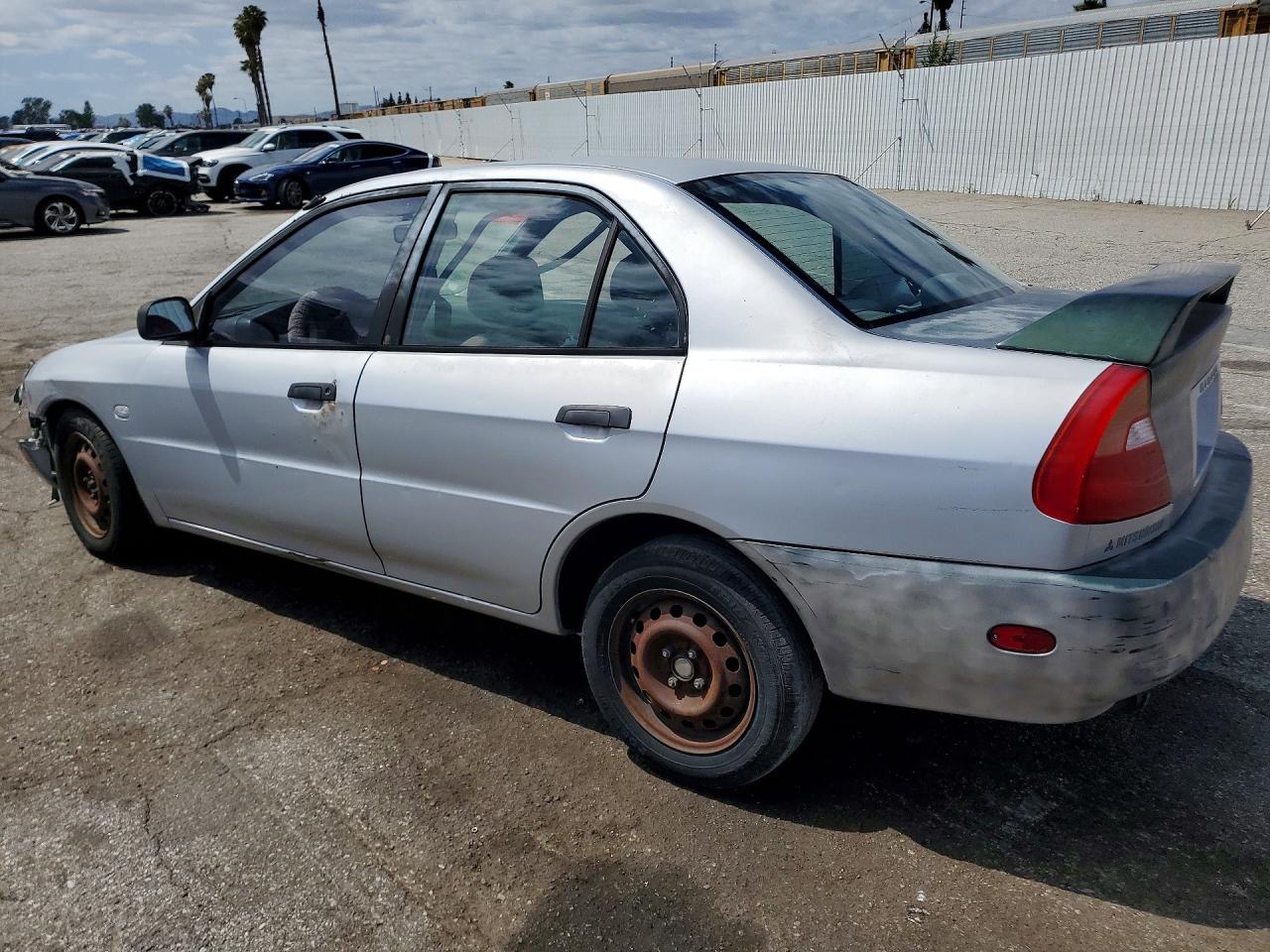2001 Mitsubishi Mirage Es Silver vin: JA3AY26C51U042215