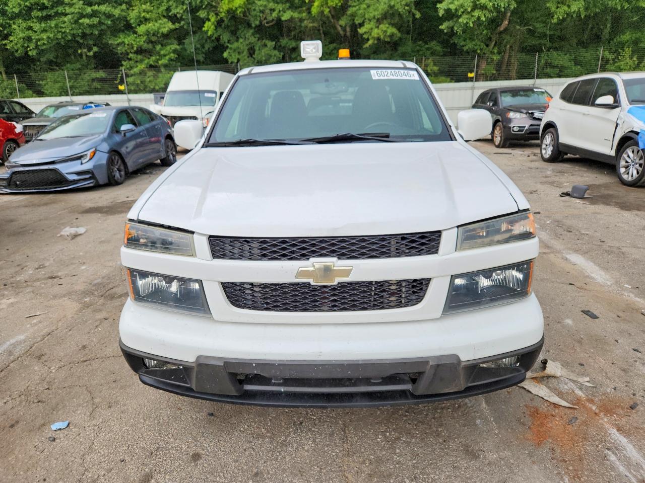 2012 Chevrolet Colorado White vin: 1GCESBFE5C8169564