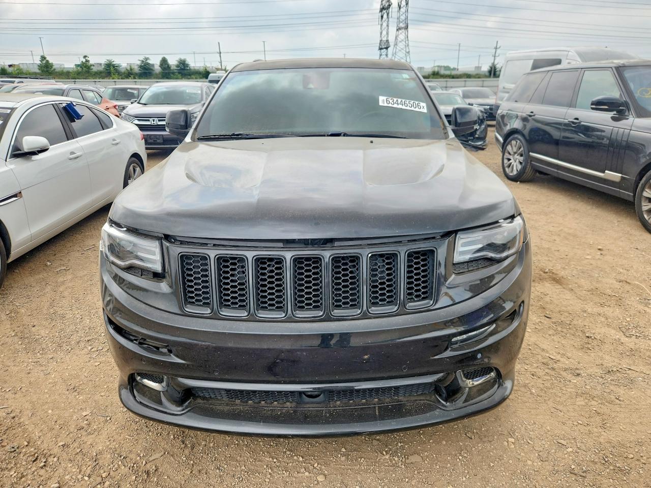 2014 Jeep Grand Cherokee Srt-8 Black vin: 1C4RJFDJ7EC306533