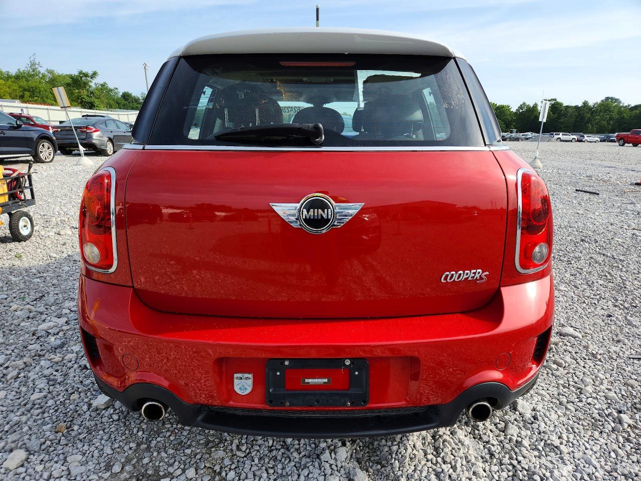 2013 Mini Cooper S Countryman Red vin: WMWZC5C56DWP32457