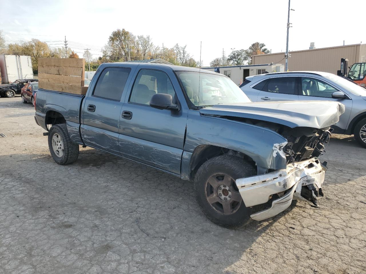 2006 Chevrolet Silverado C1500 Blue vin: 2GCEC13Z861260964