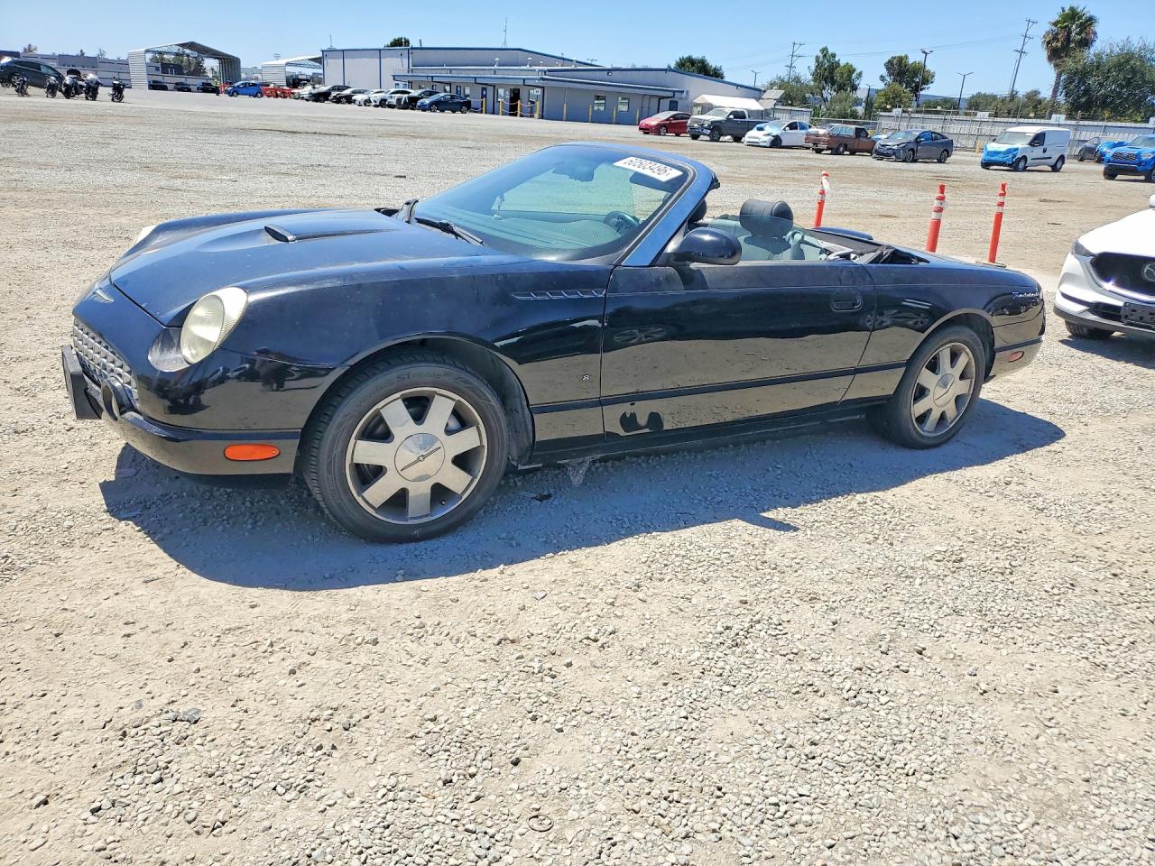 2003 Ford Thunderbird Black vin: 1FAHP60A63Y112159