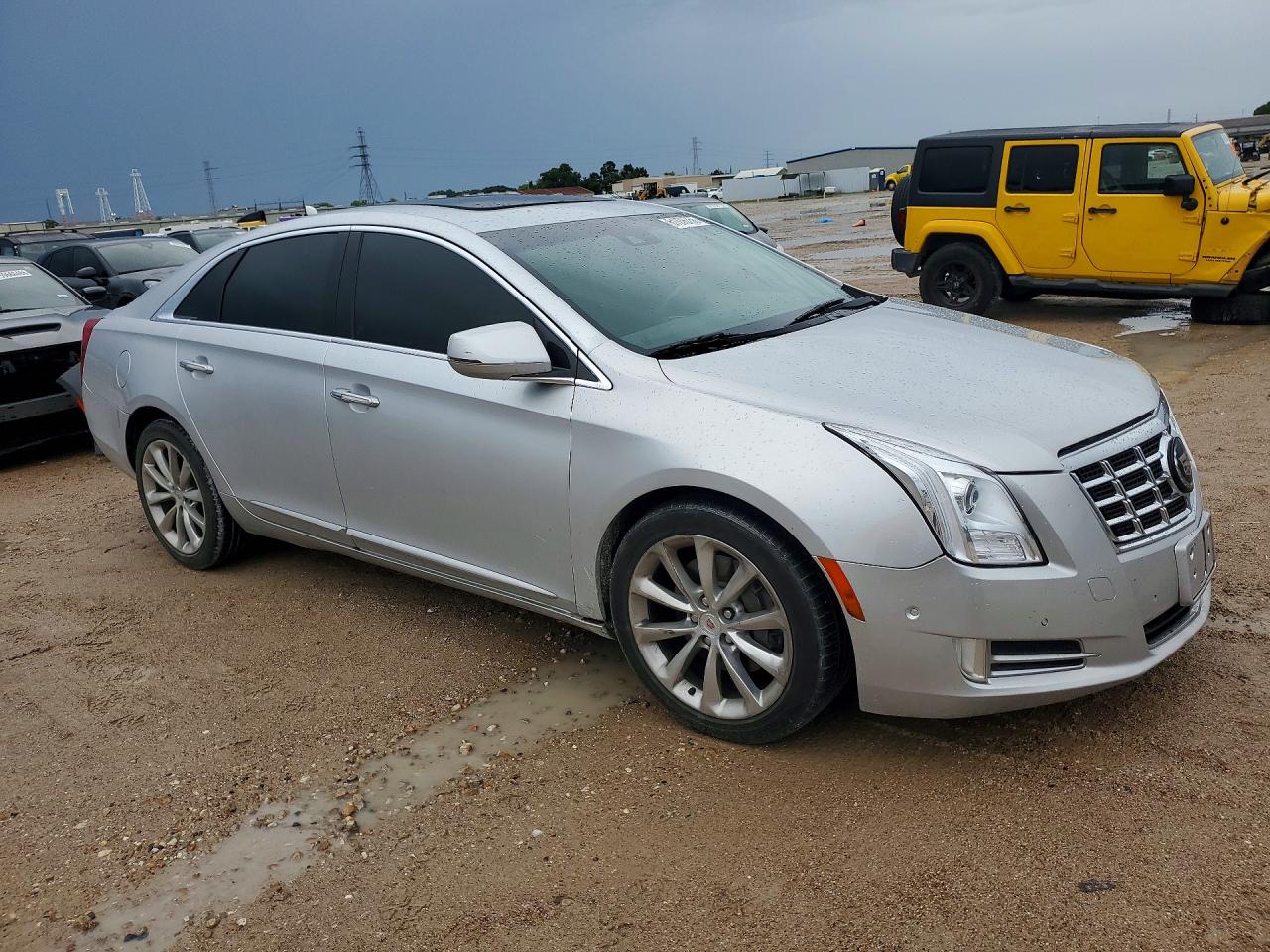 2013 Cadillac Xts Premium Collection Silver vin: 2G61S5S34D9112768