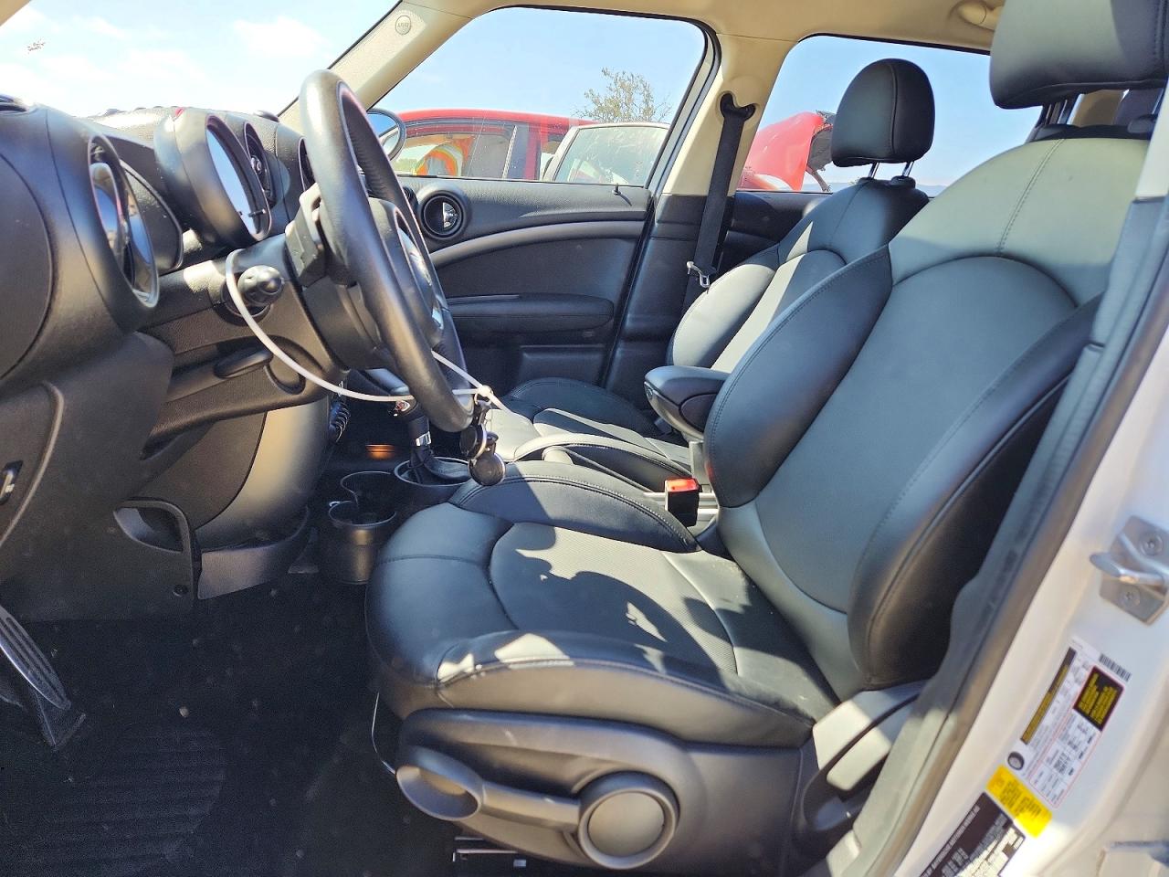 2015 Mini Cooper S Countryman Белый vin: WMWZC3C54FWT05432