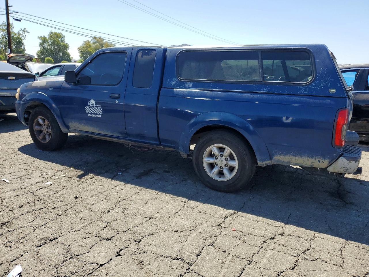 2001 Nissan Frontier King Cab Xe Blue vin: 1N6DD26S11C351829