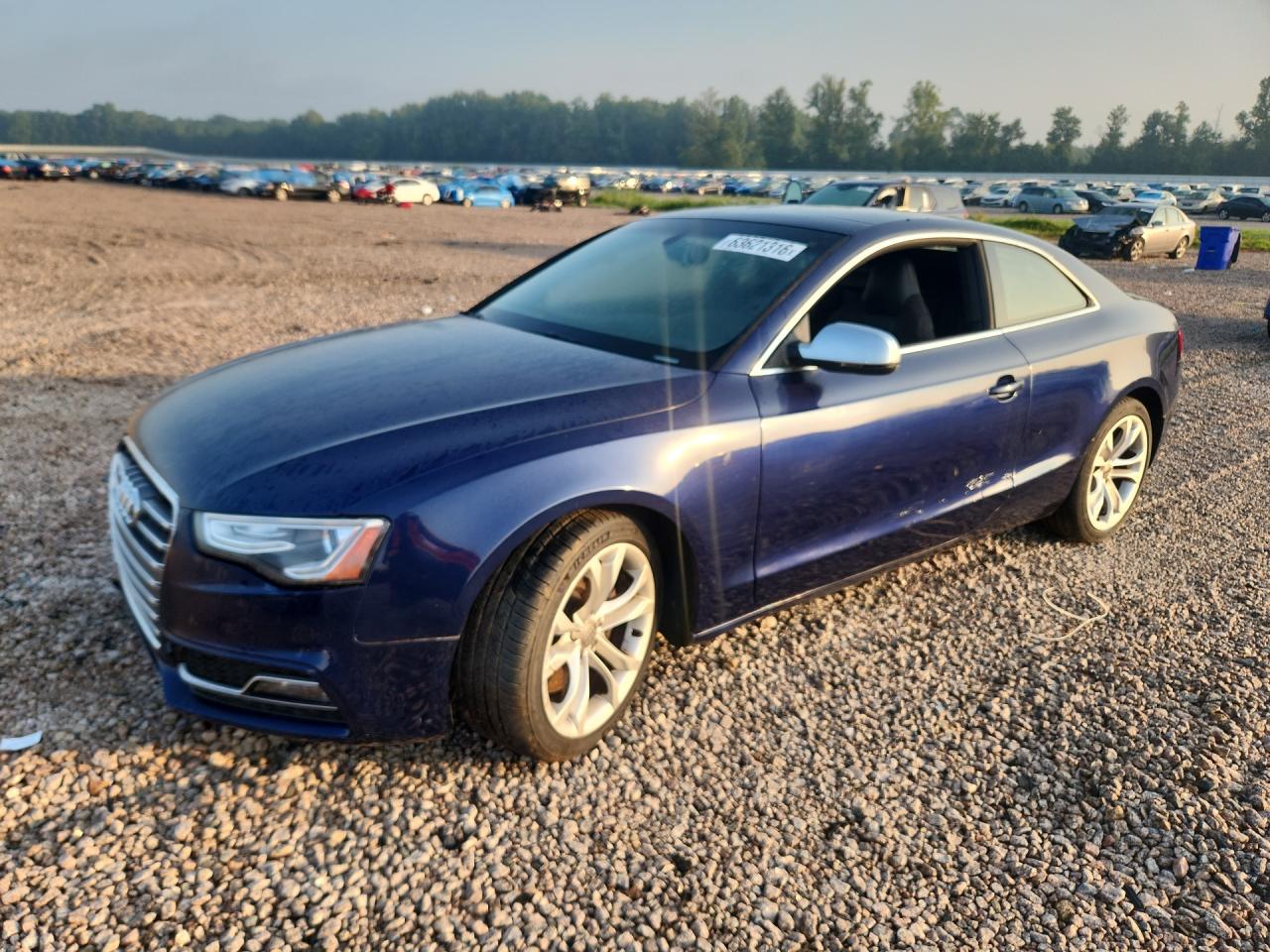 2013 Audi S5 Premium Plus Blue vin: WAUGGAFR4DA049558