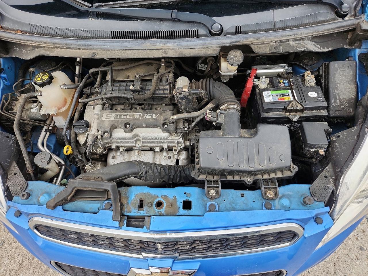 2014 Chevrolet Spark Ls Blue vin: KL8CB6S90EC590950