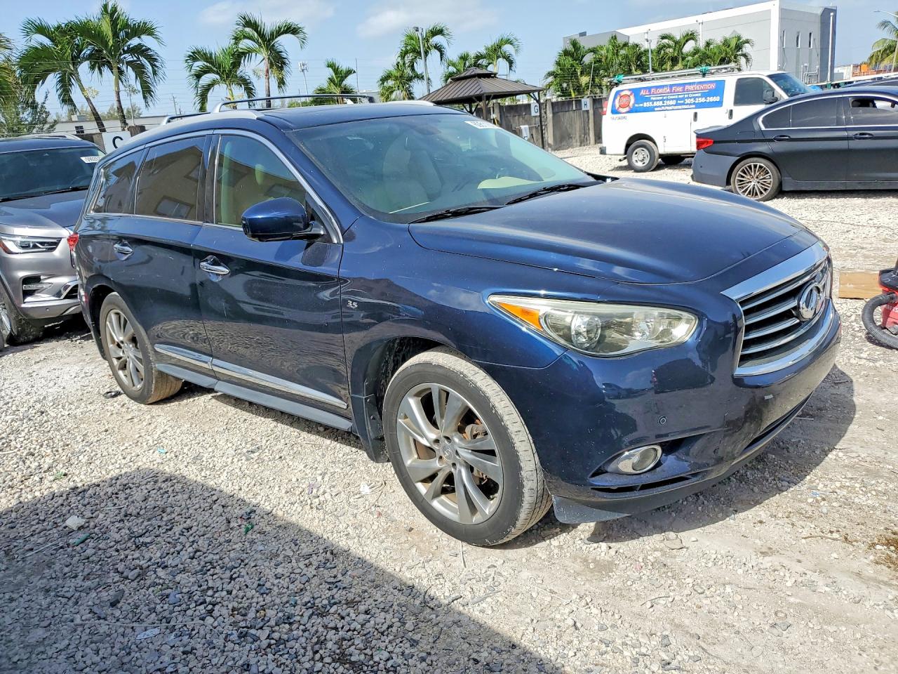 2015 Infiniti Qx60 Base Blue vin: 5N1AL0MM7FC541333