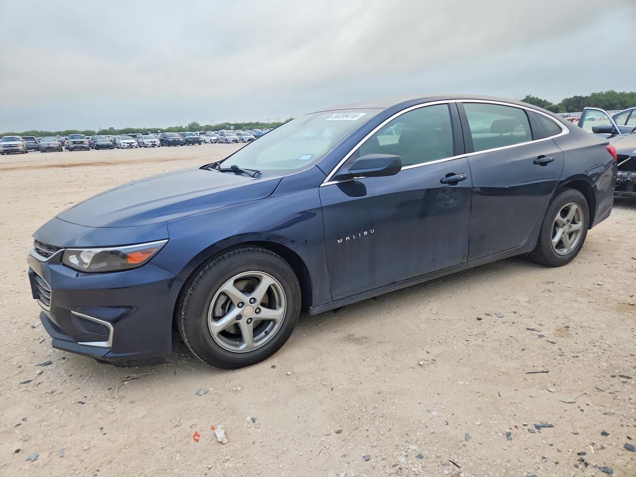 2016 Chevrolet Malibu Ls Blue vin: 1G1ZB5ST8GF183430