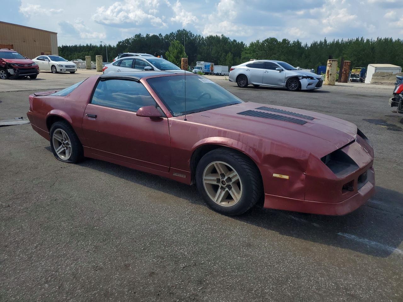 1987 Chevrolet Camaro Бордовый vin: 1G1FP21F8HL125982