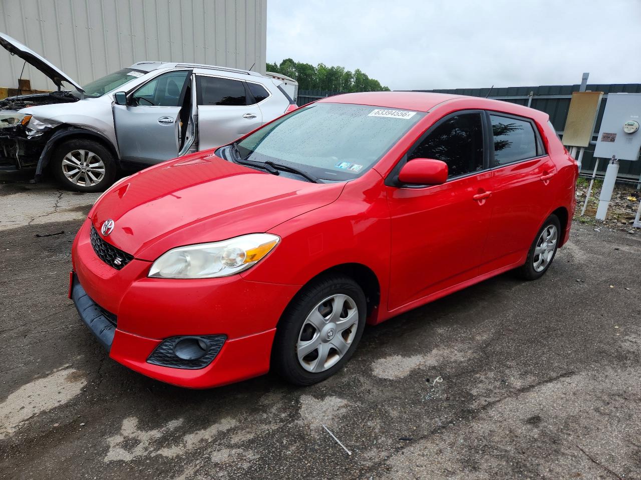 2010 Toyota Corolla Matrix S Red vin: 2T1LE4EE1AC017326