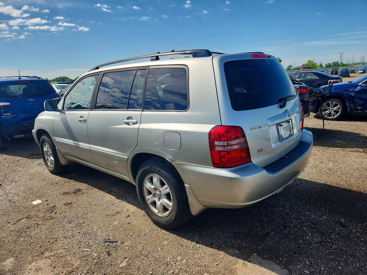 2003 Toyota Highlander Limited Silver vin: JTEGF21A130112144
