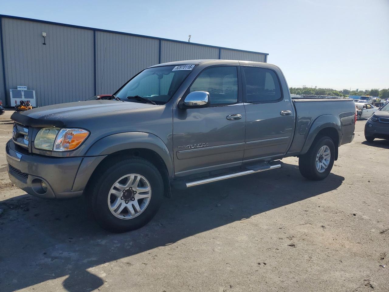2006 Toyota Tundra Double Cab Sr5 Silver vin: 5TBET34186S550059