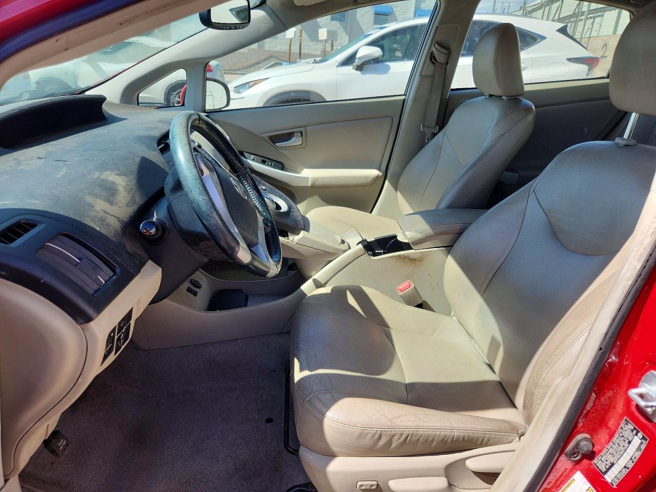 2011 Toyota Prius Five Red vin: JTDKN3DU0B0318485