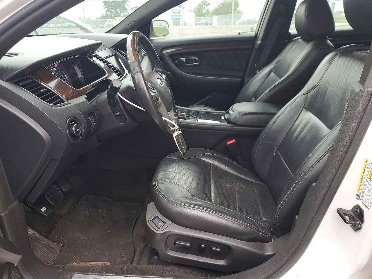 2013 Ford Taurus Limited White vin: 1FAHP2F81DG173956