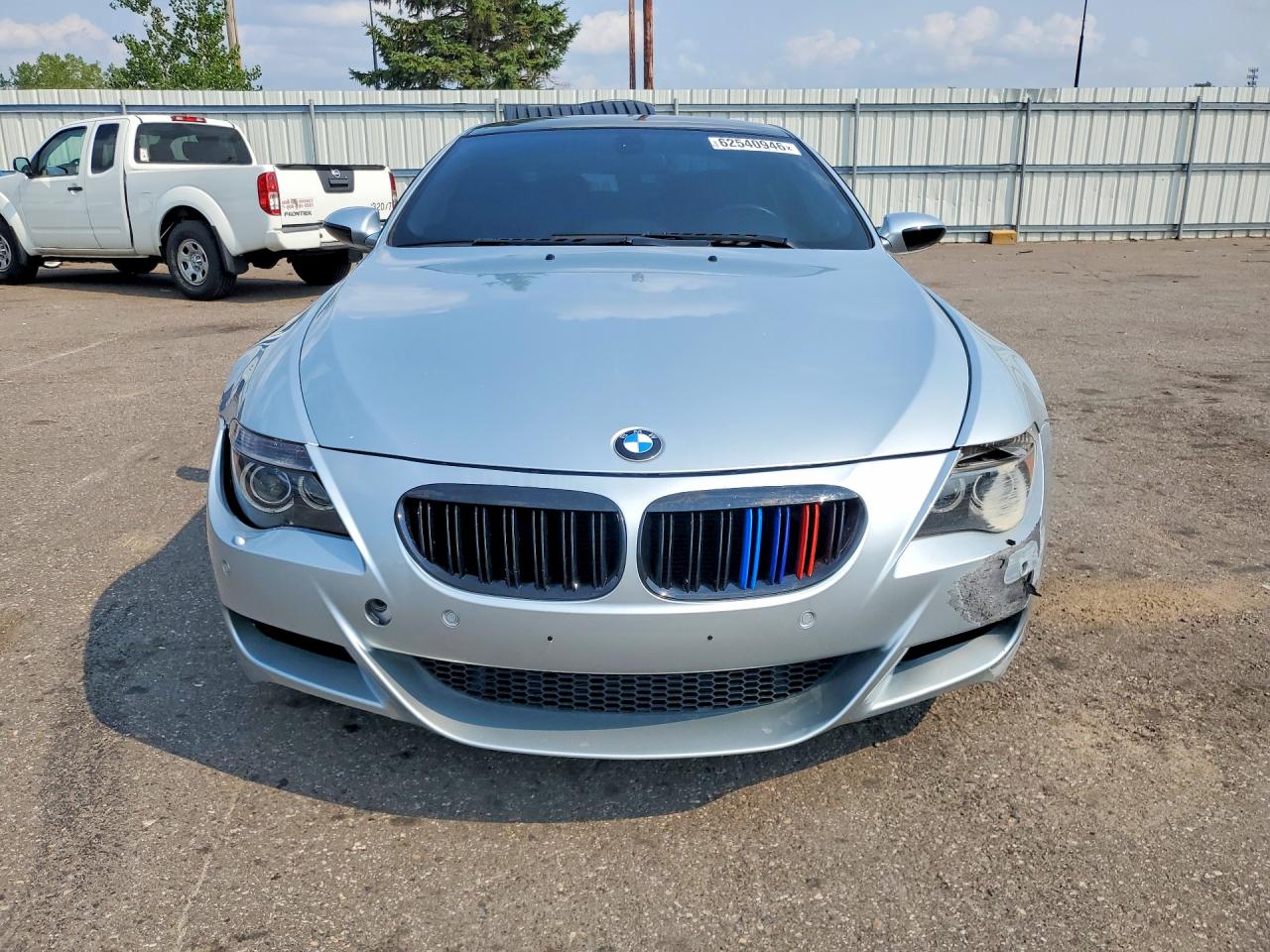 2007 Bmw M6 Silver vin: WBSEH93547CY23543
