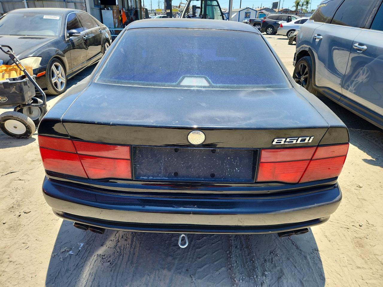 1991 Bmw 850 I Black vin: WBAEG1319MCB42394