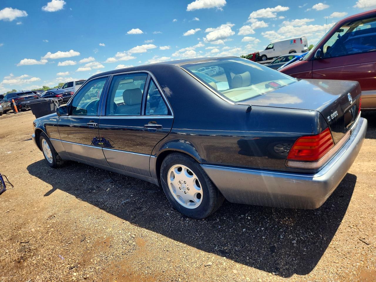 1994 Mercedes-benz S 500 Черный vin: WDBGA51E4RA167308