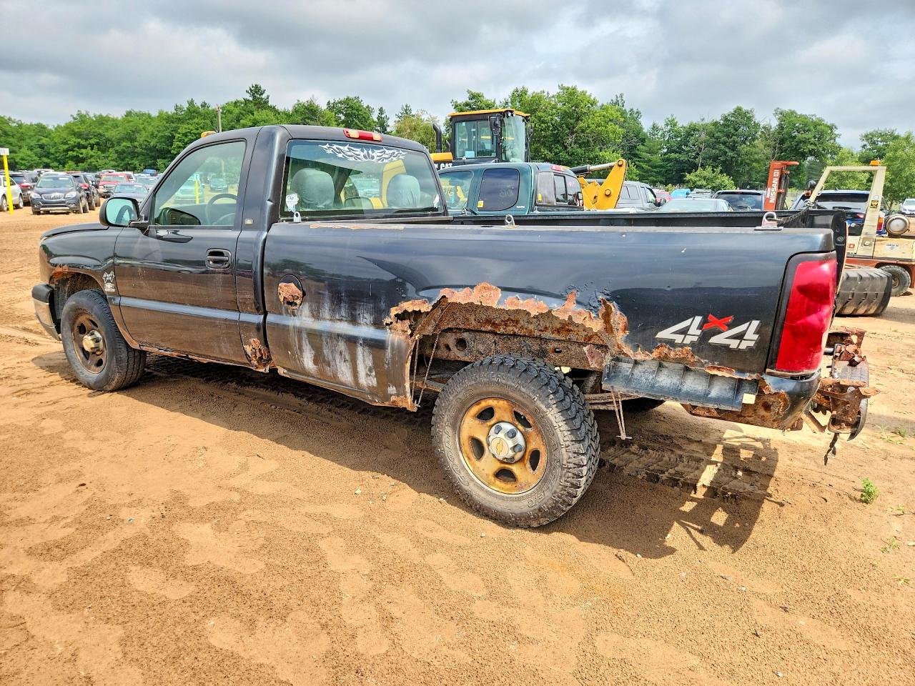 2004 Chevrolet Silverado K1500 Black vin: 1GCEK14X34Z250170