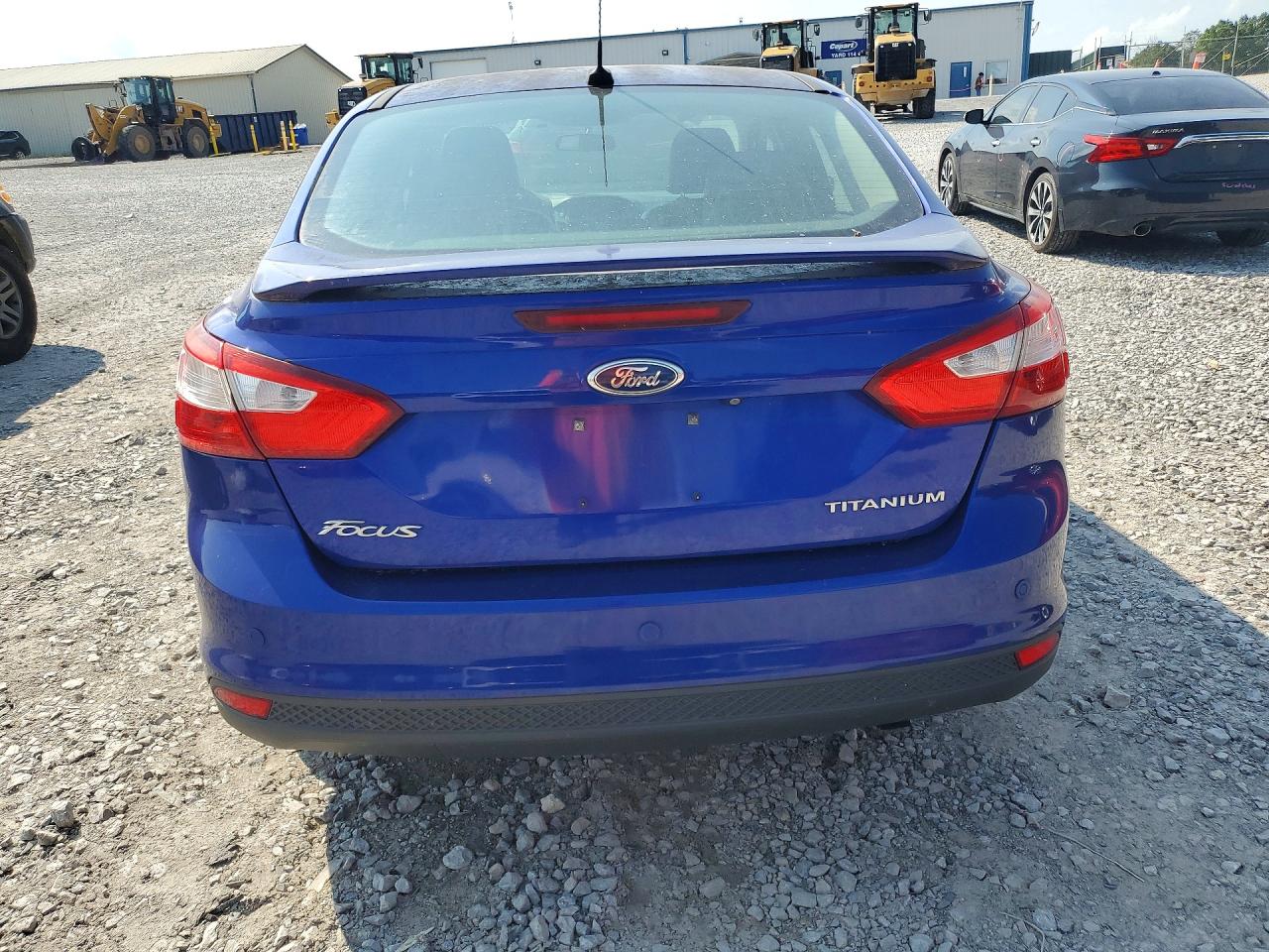 2014 Ford Focus Titanium Blue vin: 1FADP3J27EL232444