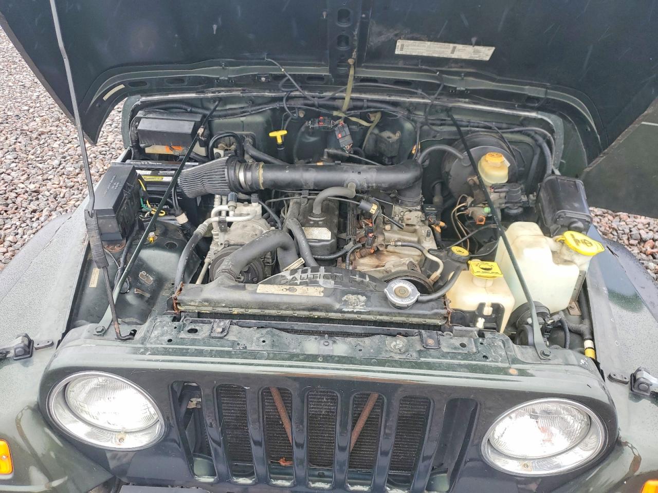 1998 Jeep Wrangler / Tj Sport Green vin: 1J4FY19S9WP786680