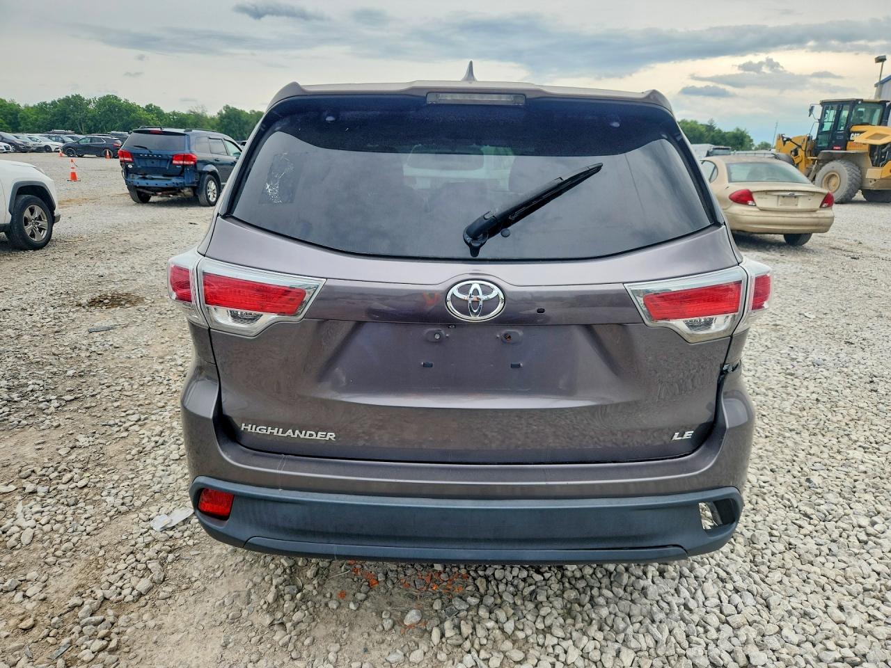 2014 Toyota Highlander Le Plus Gray vin: 5TDZKRFH8ES014915