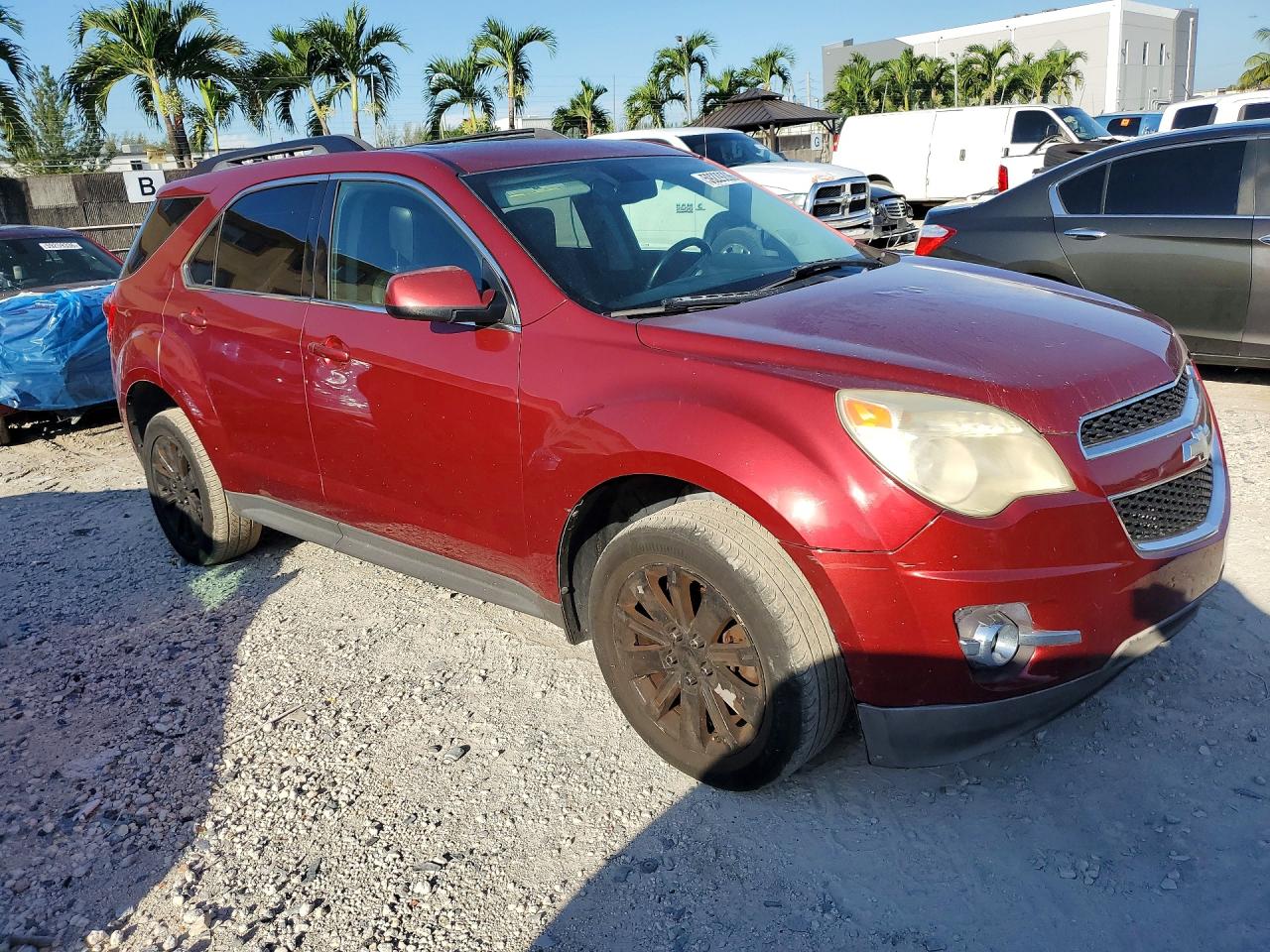 2011 Chevrolet Equinox Lt Красный vin: 2CNALPEC1B6230143