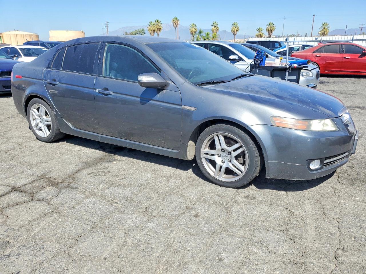 2008 Acura Tl Gray vin: 19UUA66298A011791