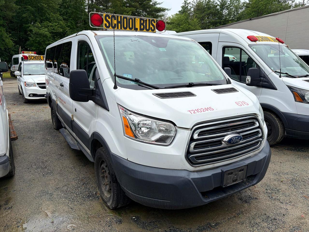 2015 Ford Transit T-350 White vin: 1FBZX2ZM8FKA91962