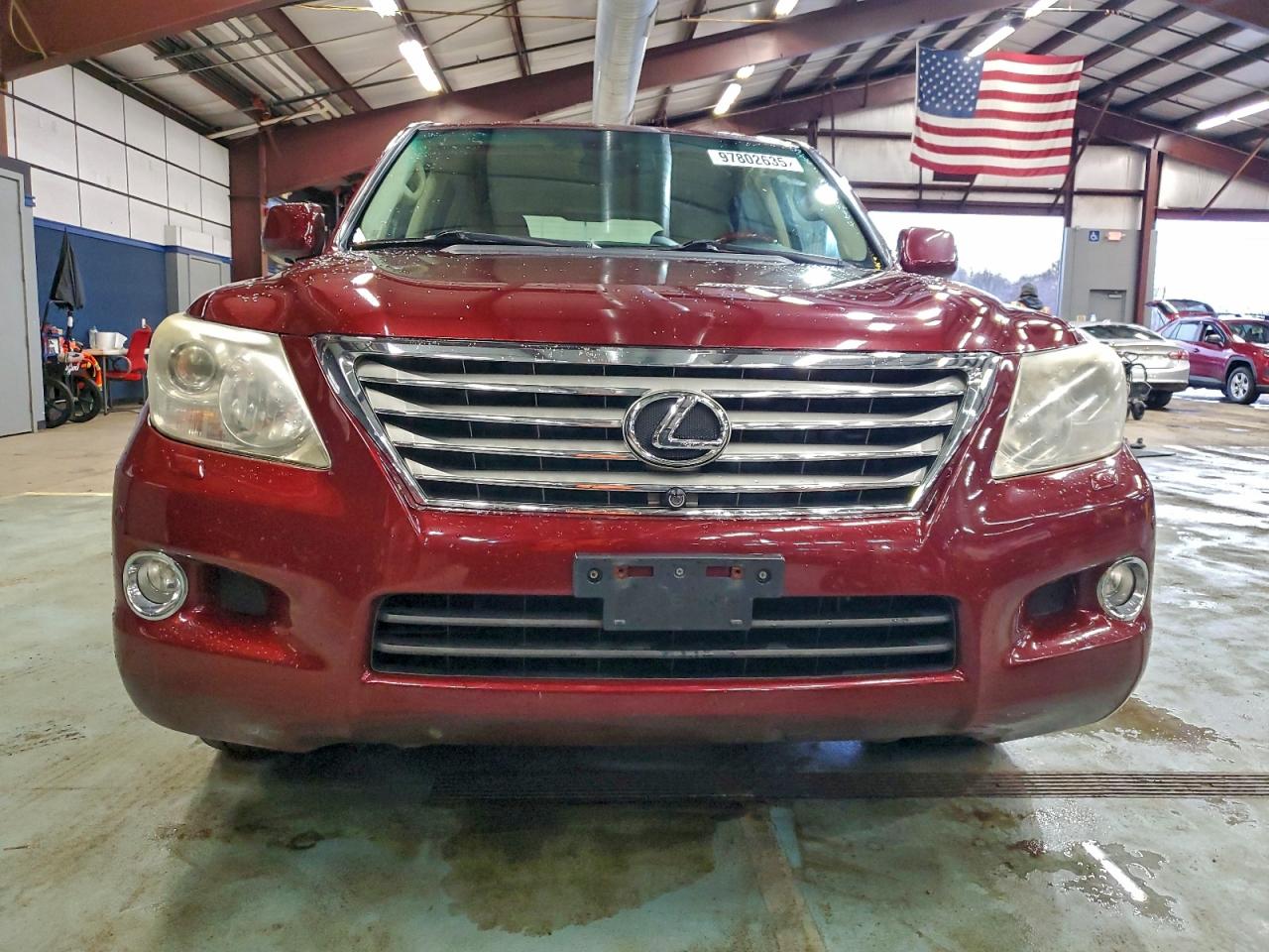 2008 Lexus Lx 570 Burgundy vin: JTJHY00W184018010