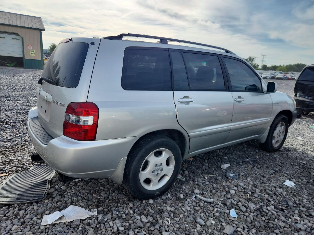 2005 Toyota Highlander Limited Серебряный vin: JTEEP21A050111400