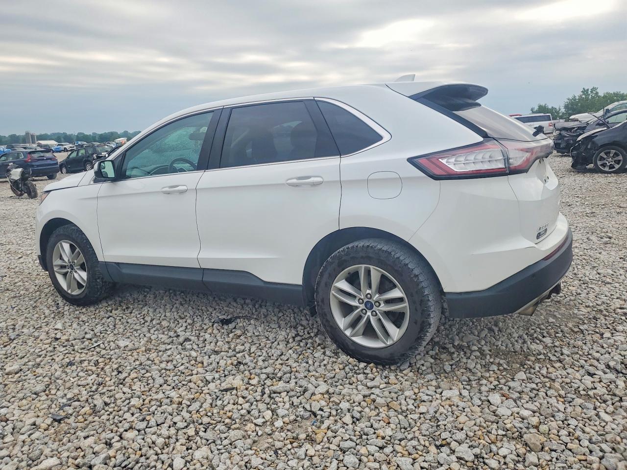 2016 Ford Edge Sel Белый vin: 2FMPK4J9XGBB26660