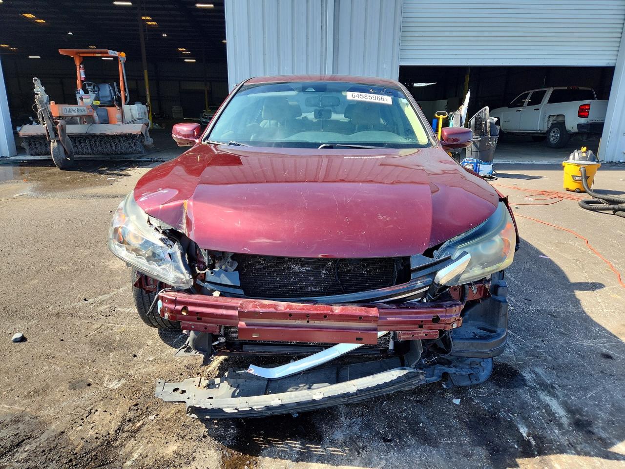 2014 Honda Accord Exl Maroon vin: 1HGCR3F87EA033226