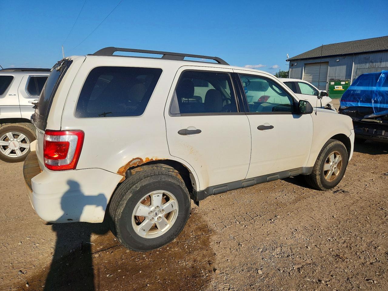 2012 Ford Escape Xlt White vin: 1FMCU0D76CKB95051