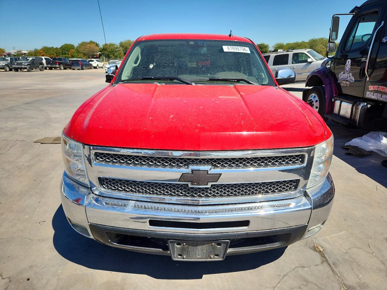 2013 Chevrolet Silverado C1500 Lt Red vin: 3GCPCSE01DG331858