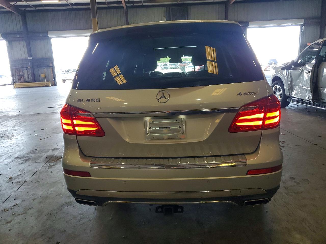 2015 Mercedes-benz Gl 450 4matic Silver vin: 4JGDF6EE2FA451534