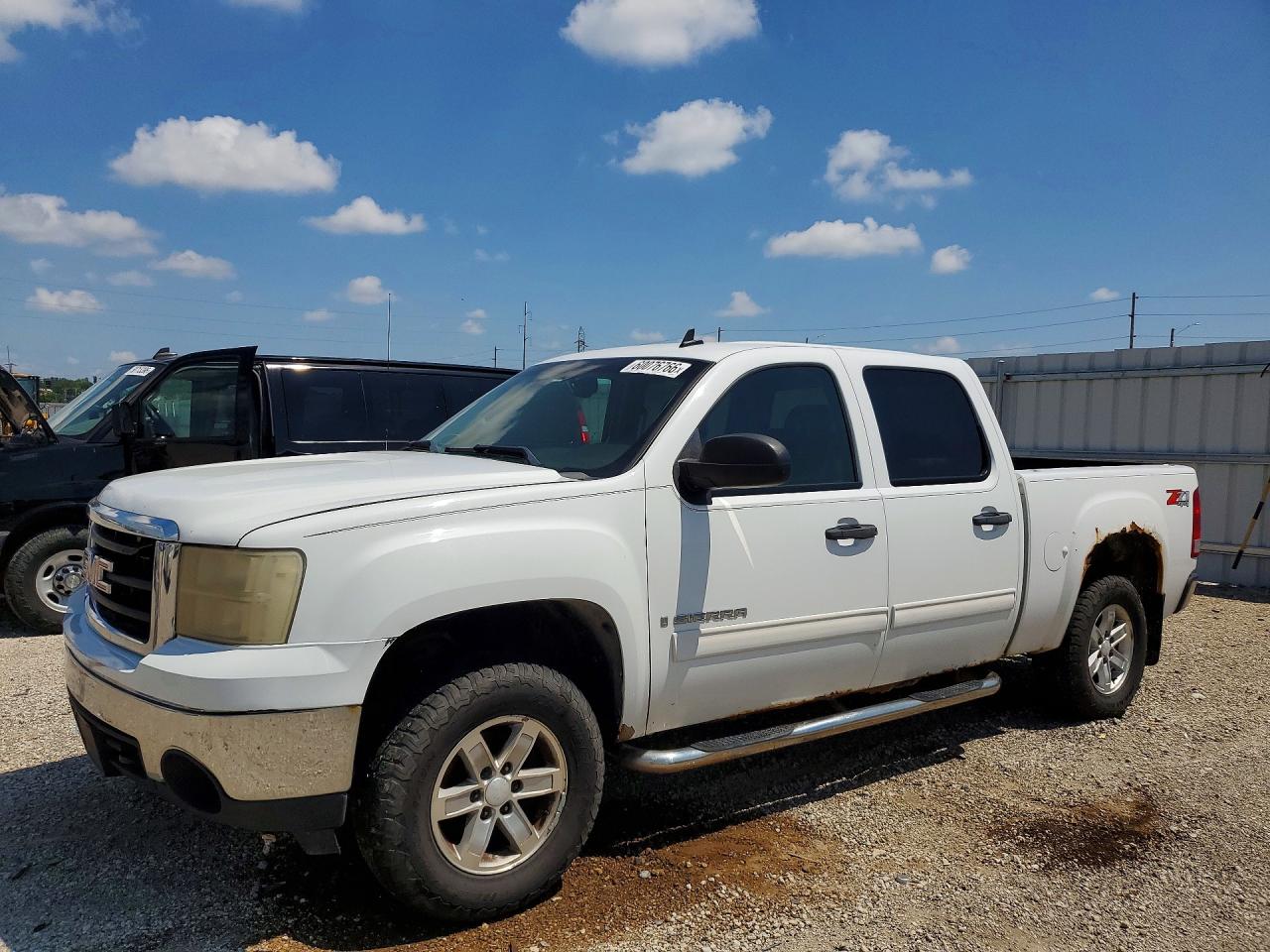 2009 Gmc Sierra K1500 Sle White vin: 3GTEK23M99G106224